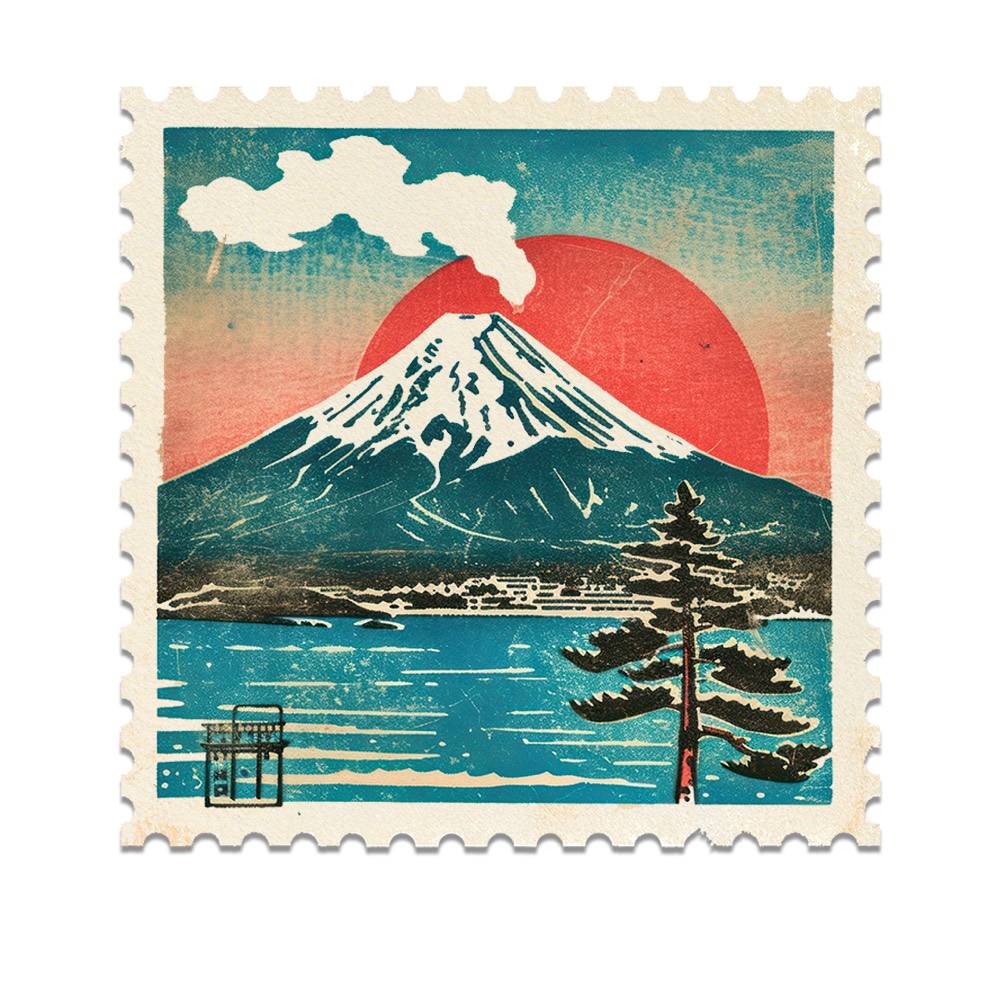 Destination stamp for Tokyo, Japan